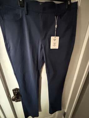 Graham Luxe Emerson Performance Golf Pants Blue Depths 34x34